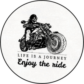 Life Is A Journey Enjoy The Ride Round Rug