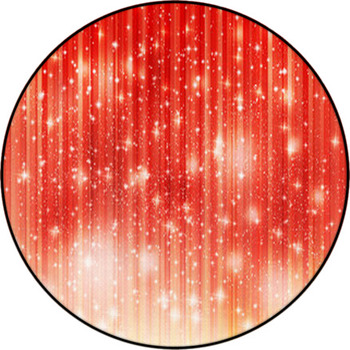 Light Christmas background Round Rug