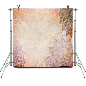 Light Cream Earthy Textured Watercolor Fleece Backdrop