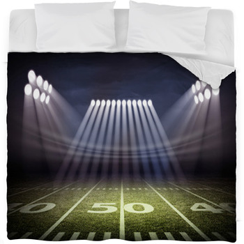 Light Of Stadium Fleece Bed Blanket
