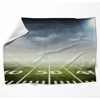 Light Of Stadium Woven Throw Blanket