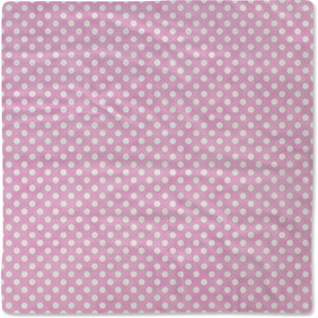 Light Pink And White Small Polka Dots Baby Blanket