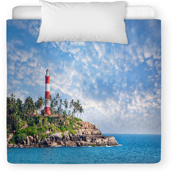 Lighthouse On The Rocks Toddler Duvet