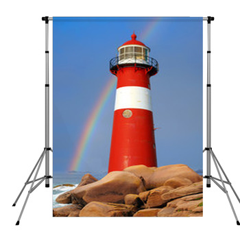 Lighthouse. Westkapelle, Pole Pocket Backdrop