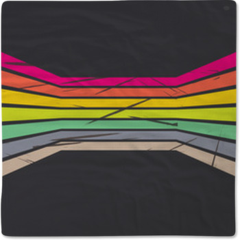 LinesBlack2 Baby Blanket