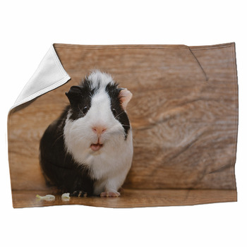 Guinea pig Fleece Blanket Throws Free Personalization