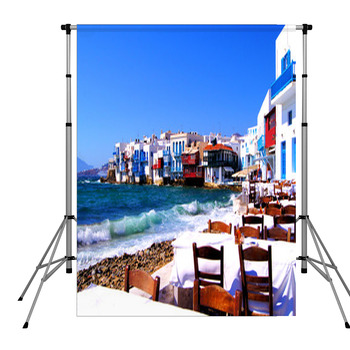 Little Venice, Mykonos Pole Pocket Backdrop