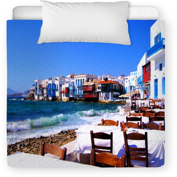 Little Venice, Mykonos Toddler Comforter