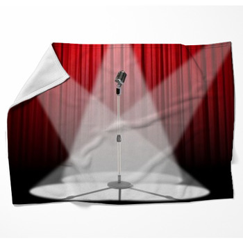 Live Performence Woven Throw Blanket