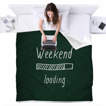 Loading Weekend Fleece Bed Blanket