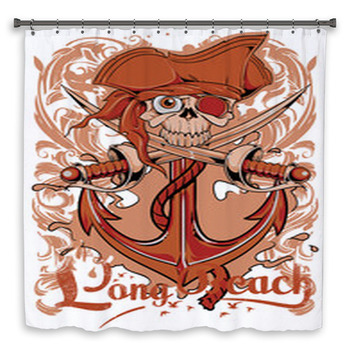 Long Beach Shower Curtain