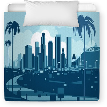 Losa Angeles Skyline Toddler Comforter