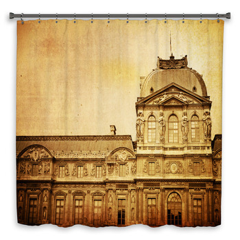 Louvre Palace Custom Size Shower Curtain