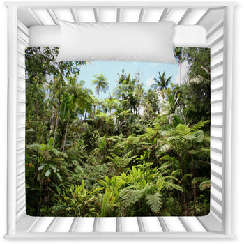 Lush Jungle Baby Crib Comforter