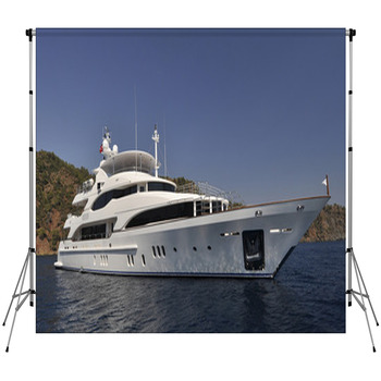 Luxury Megayacht Fleece Backdrop