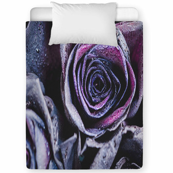 Macro Photography Of Purple Neon Toddler Comforter