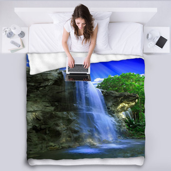 Magical Waterfall Fleece Blanket
