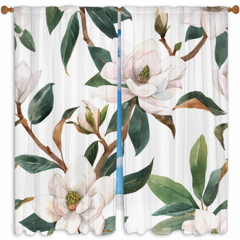 Magnolia Window Curtains