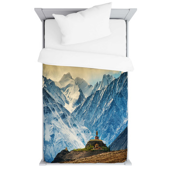 Maitreya At Disket Monastery Ladakh India Toddler Duvet