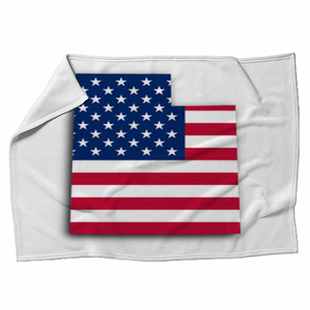Map Of Utah Fleece Blanket