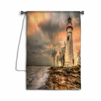 Marblehead Lighthouse HDR Towel