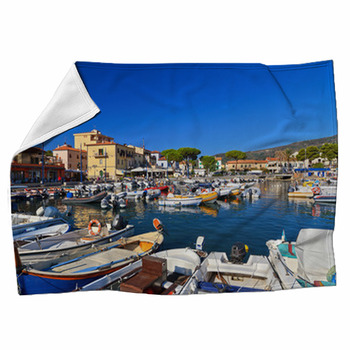 Marina Di Campo - Elba Island Fleece Blanket