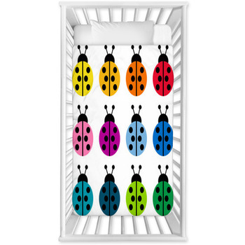 Mariquitas De Colores Baby Crib Comforter