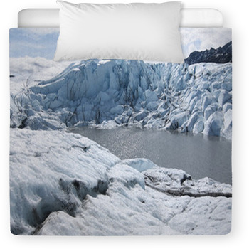 Matanuska Glacier In Alaska USA Toddler Comforter