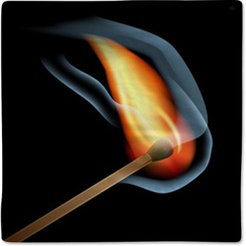 Match Fire Baby Blanket