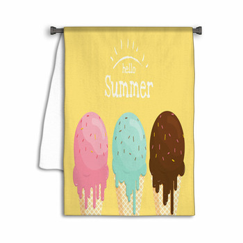 Hello Summer Gradient Melted Style Banner