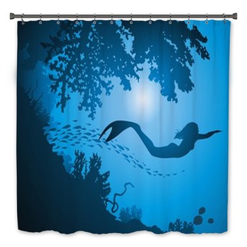 Mermaid Bath Decor
