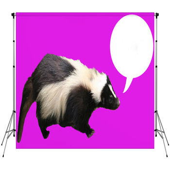 Message From Skunk Custom Size Backdrop