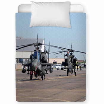 Military Attack Helicopters Toddler Comforter