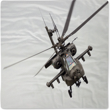 Military Helicopter In The Sky Baby Blanket