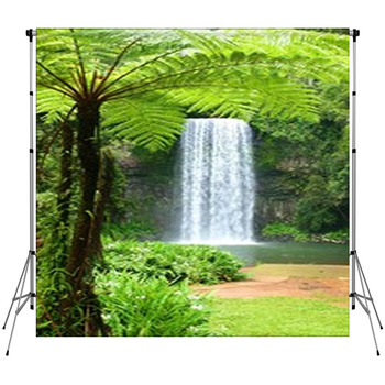 Millaa Millaa Falls Fleece Backdrop