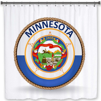 Minnesota Seal Custom Size Shower Curtain