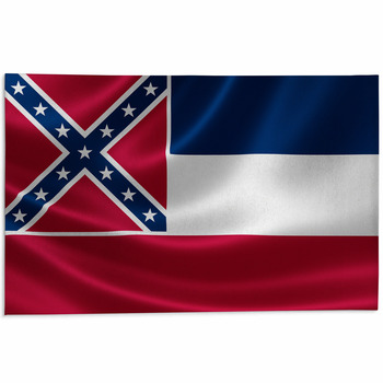 Mississippi State Flag Area Rug