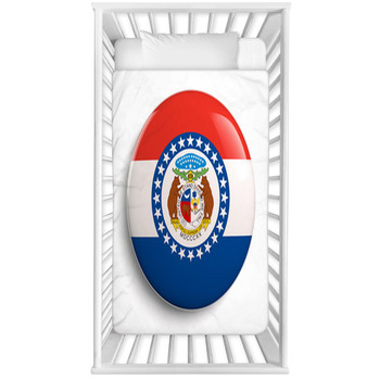Missouri Flag Baby Crib Comforter