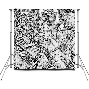 Mix Animal Skin Print Repeat Custom Size Backdrop