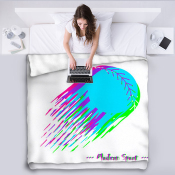 Modern Style Vector Background With Fleece Blanket