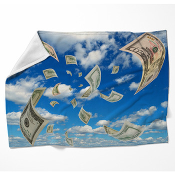 Money. Woven Throw Blanket