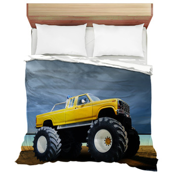 Monster Truck Comforters Duvets, Monster Truck Bedding Twin
