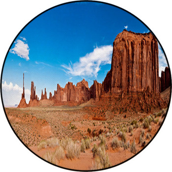 Monument Valley 02 Round Rug