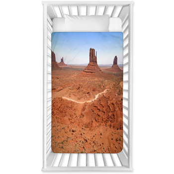 Monument Valley, Desert Canyon In Baby Crib Comforter