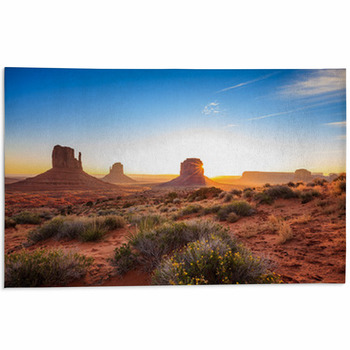 Monument Valley Sunrise, AZ, USA Area Rug