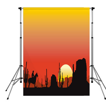 Monument Valley Sunset Landscape Pole Pocket Backdrop