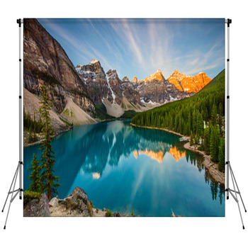 Moraine Lake Custom Size Backdrop