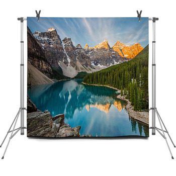 Moraine Lake Fleece Backdrop
