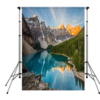 Moraine Lake Pole Pocket Backdrop