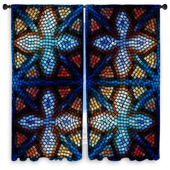 Mosaic Window Curtains